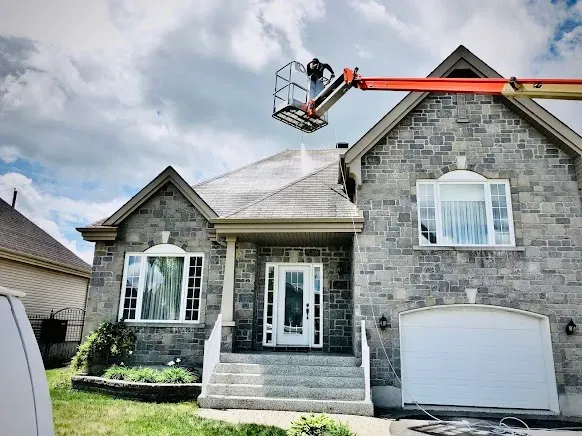 Professional GoNano roof rejuvenation application